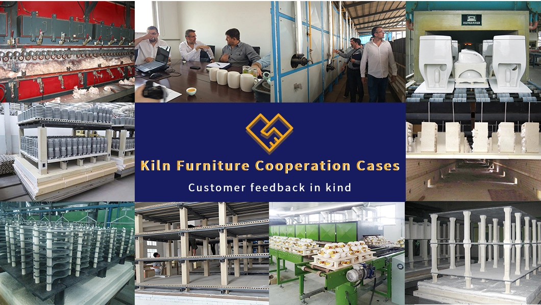 High Refractoriness Thermal Shock Resistance Refractory Cordierite Kiln Furniture