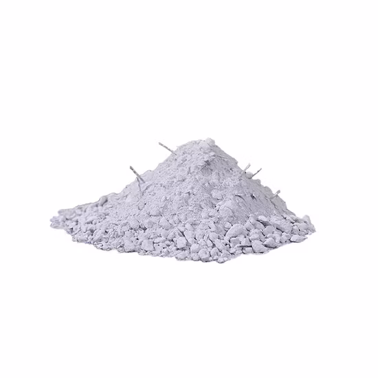 Revestimiento de horno de inducción de material refractario sin forma